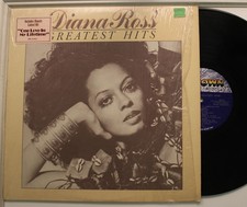 Diana Ross Lp Greatest Hits On Motown - Vg / Vg  In Shrink 