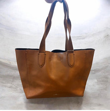 Coach Market Tote F58660 Pebbled Leather Sadd...