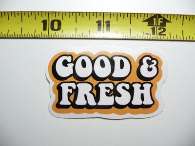 GOOD AND FRESH DECAL STICKER GLOSSY MOTIVATIONAL POSITIVE ATTITUDE