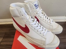 Nike Blazer Mid '77 SE GS Size 7Y White/Gym Red- DH9700 100