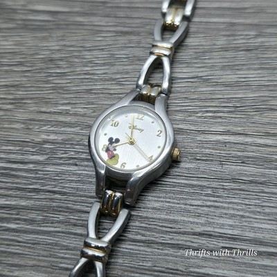 Women's DISNEY Mickey Mouse Petite Two-Tone Bracelet Watch - MC0211