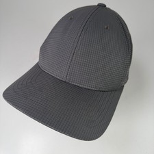FLEXFIT Hat Baseball Cap Men's S-M Dark Grey Polyester Performance Stretch