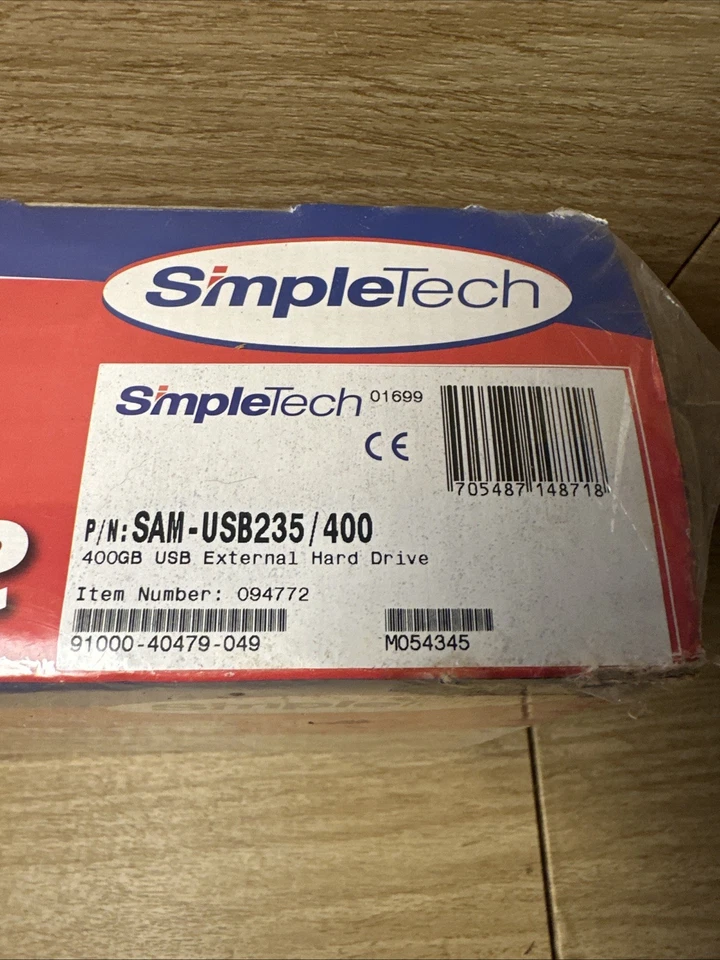 SimpleTech Model: SAM USB235/400 External Storage Backup 400GB. Brand New - Image 2 of 4