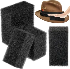 6 Pieces Hat Cleaning Sponge Felt Hat Sponge Cowboy Felt Hat Cleaner Kit Western