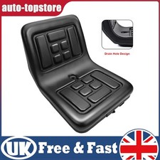 Image of Universal Waterproof Seat Tractor Dumper Forklift Mower Digger Adjustable Black