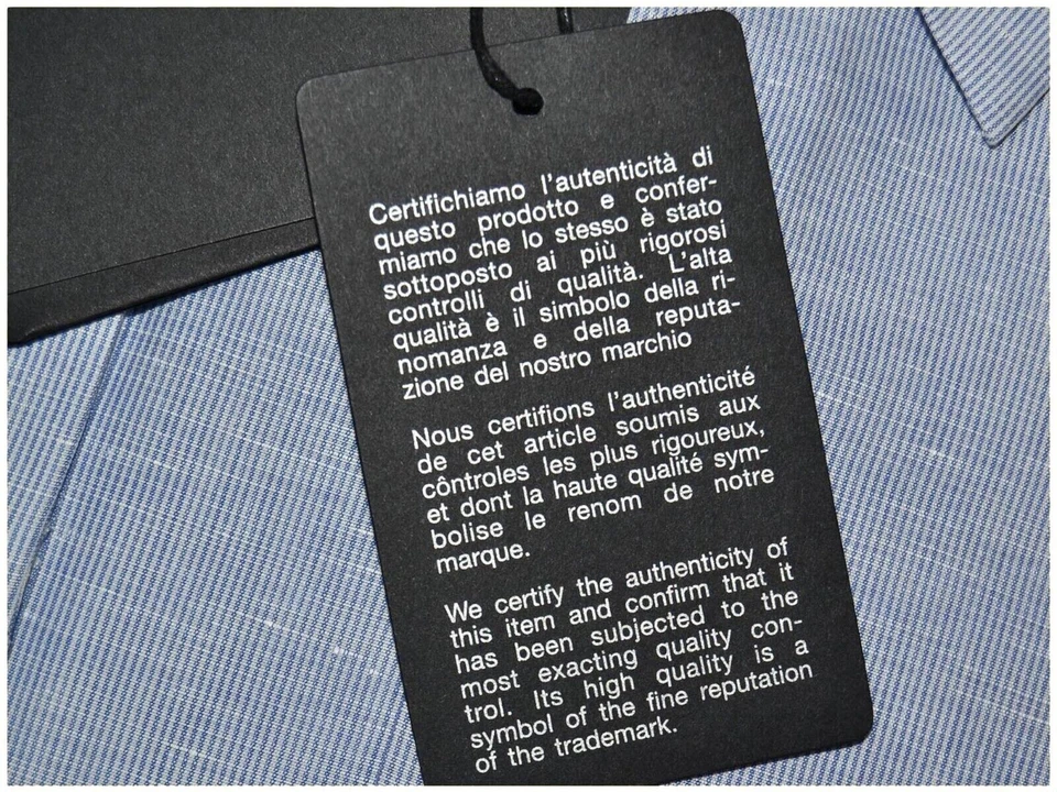 CERRUTI 1881 Men's Linen Shirt Size 40 EU CE15 T1P - Image 3 of 4