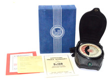 DeJur Autocritic Model 50A - Vintage Bakelite Light Meter/Leather Case - Works