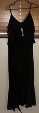 NWT Wild Fable Women s Black Lace FLORAL Dress Sz Large