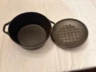 Vintage Lodge Cast Iron Dutch Oven 10 1/4 8 USA Pot With Lid