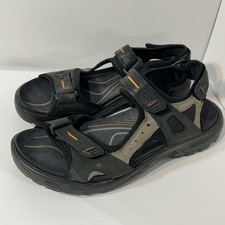 ECCO Offroad Yucatan Black / Mole / Men's Comfort Sandal - Size US 12 EU 46