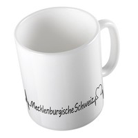 Kaffeetasse Mecklenburgische Schweiz Keramik Tasse Weiß Geschenkidee Souvenir Pr