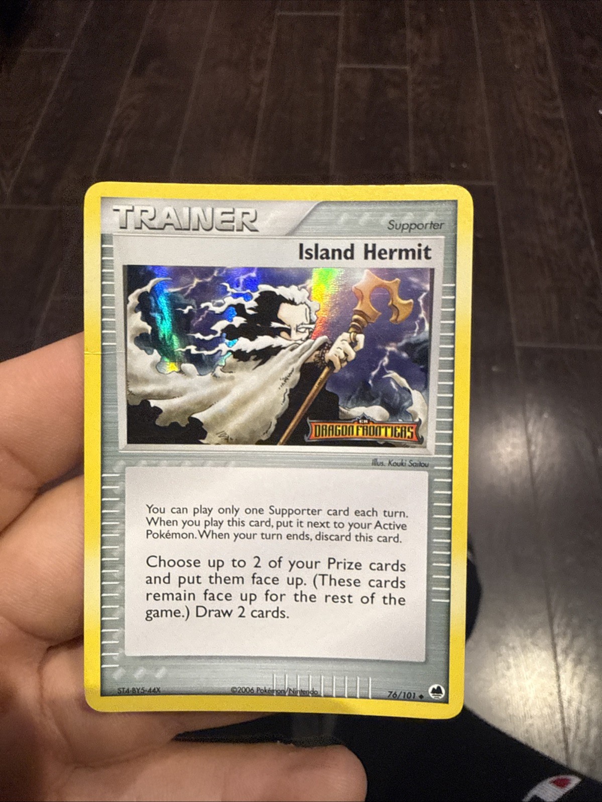Pokemon - Island Hermit 76/101 Stamped Reverse Holo - EX Dragon Frontiers -