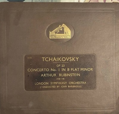 Arthur Rubinstein Tchaikovsky 4LP Concerto No. 1 In B Flat Minor, Op. 23 HMW