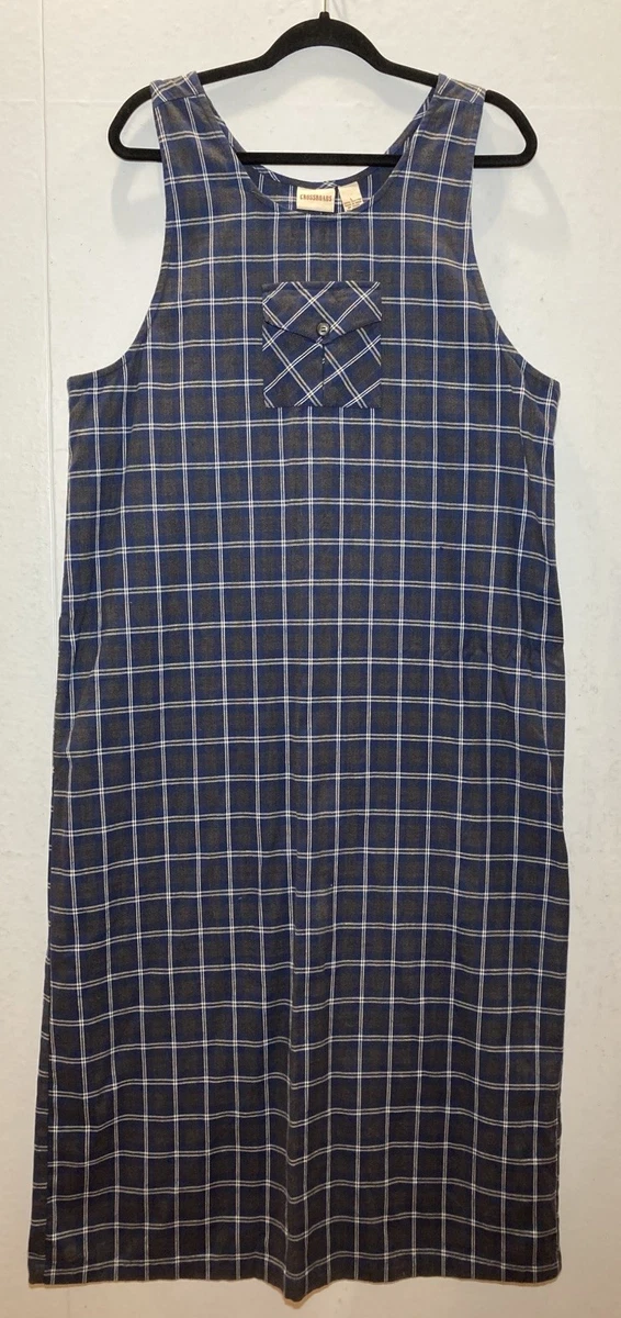Women's Plaid Overall Dress for sale - eBay
