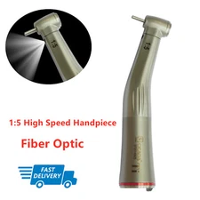 Dental Fiber Optic 1:5 High Speed Handpiece Contra Angle
