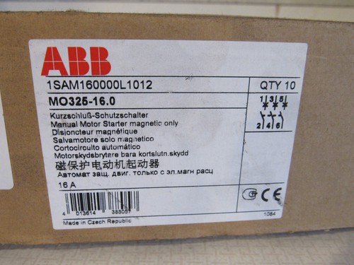 ABB Motor Protection Circuit Breaker MO325-16A MO325 16 1SAM160000R1012 - Picture 7 of 7