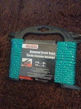 Tool Bench Hardware Diamond Braid Rope 40ft