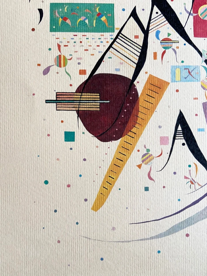 Litografía Wassily Kandinsky 1951 certificado de autenticidad original numerado lápiz firmado op Foto 4 de 4