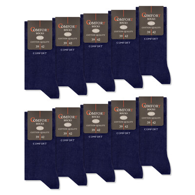 Comfort Diabetiker Socken ohne Gummi 5-10 Paar Baumwolle ohne Naht Herren Damen