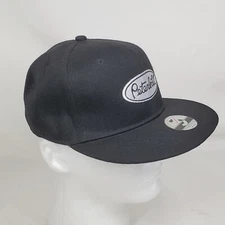 Peterbilt Diesel Truck Adult Snapback Hat Black Flat Bill Bal Cap 6 Panel Canvas
