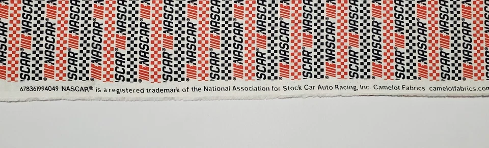 NASCAR Fabric, Camelot Fabrics, 100% Cotton, By The Yard, 44" Wide - Image 3 of 3