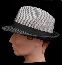 Trilby unisex Strohhut knautschbar Garten Party Club Urlaub Sommer Sonne