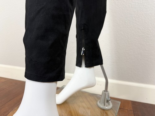 VINCE. 100% Lamb Leather Pant Black Bergdorff Goodman - Size Large Leggings NTSF - Picture 3 of 10
