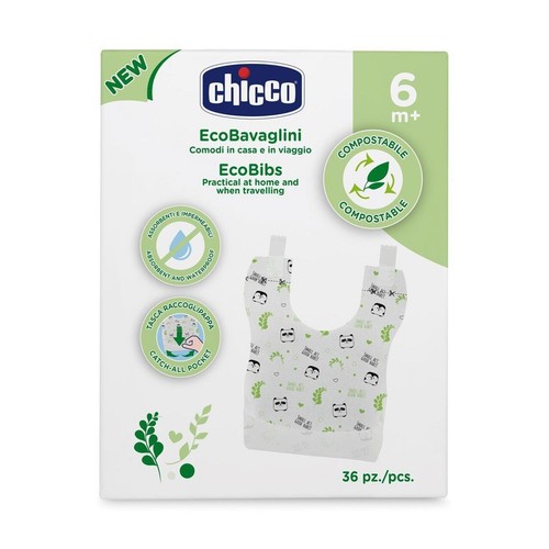 Chicco Bavaglini Monouso 5 Confezioni Usa E Getta - Foto 2 di 3