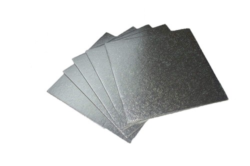 Culpitt 5 Bassi Per Torta Rotondi Da 20 Cm (8 Pollici) - Spessore 1.8 Mm - Rivestiti Argento - Supporto Per Decorazione Dolci - 3