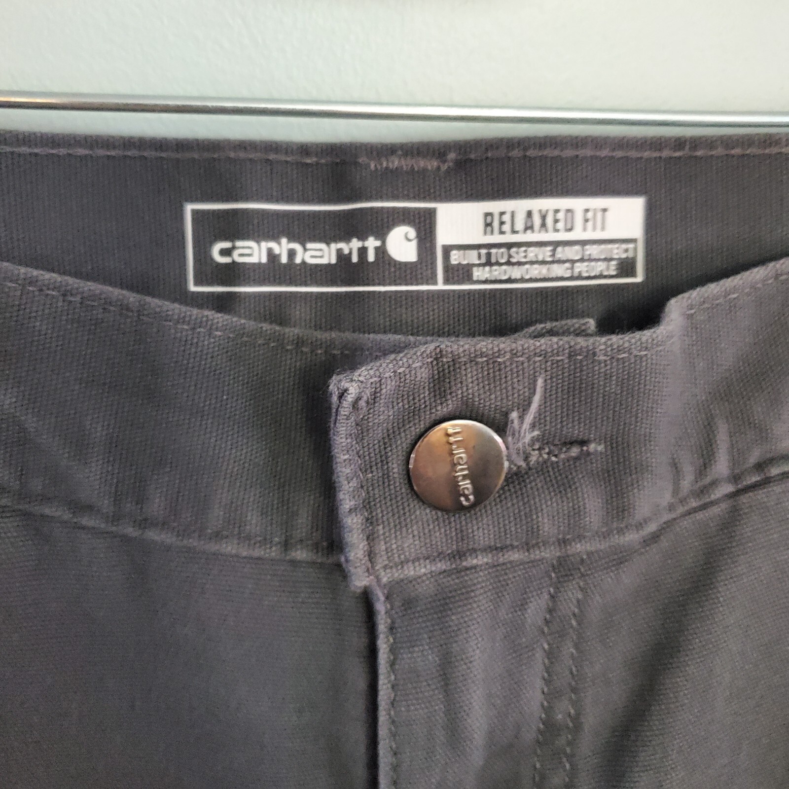 CARHARTT RELAXED FIT BN2291M Mens Gray Work Pants Sz 32x34 eBay