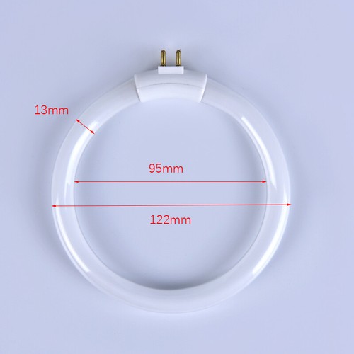 Tubos redondos en forma de anillo 11W T4 bombilla anillo fluorescente lámpara tubo con 4 pines - Imagen 7 de 8