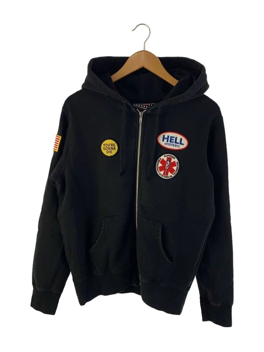 Sweat à capuche zippé Supreme HYSTERIC GLAMOUR taille S coton noir Japon