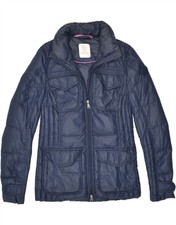 North Sails Womens Padded Jacket Uk 6 Xs Navy Blue Polyester At20