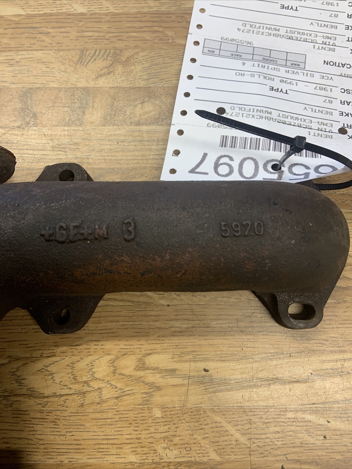 87-90 Rolls Royce Silver Spirit Bentley Exhaust Manifold UE70044 