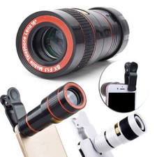 HD 12x Optical Zoom Clip on Camera Len Phone Telescope For Universal Cell Phone