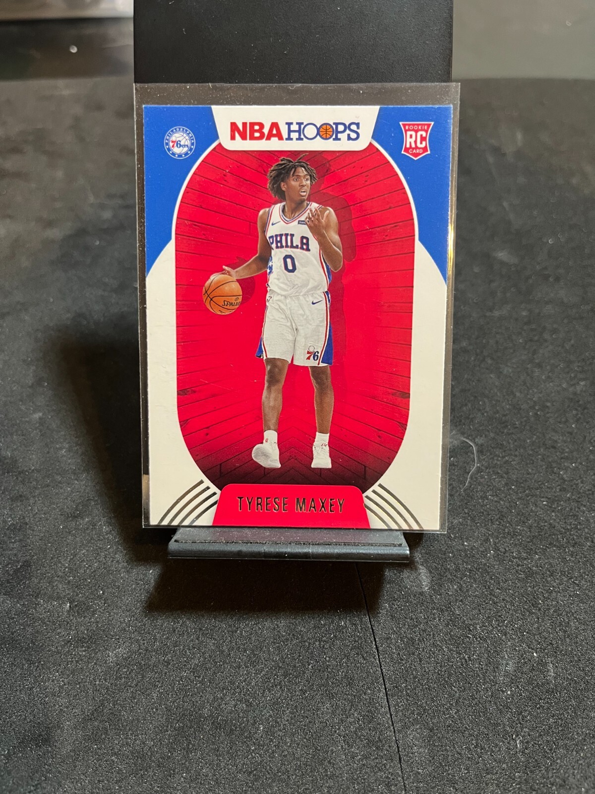 Tyrese Maxey RC 2020-21 Panini NBA Hoops RC #207 Philadelphia 76ers
