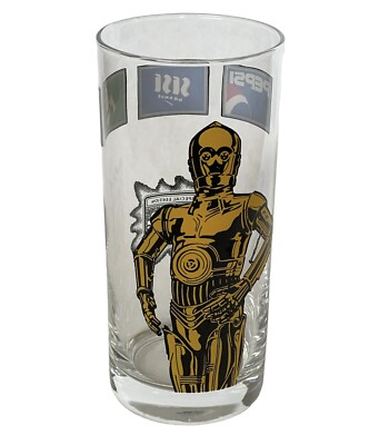 Star Wars The Special Edition Dutch C-3PO Pepsi 7UP Werbeglas 1997