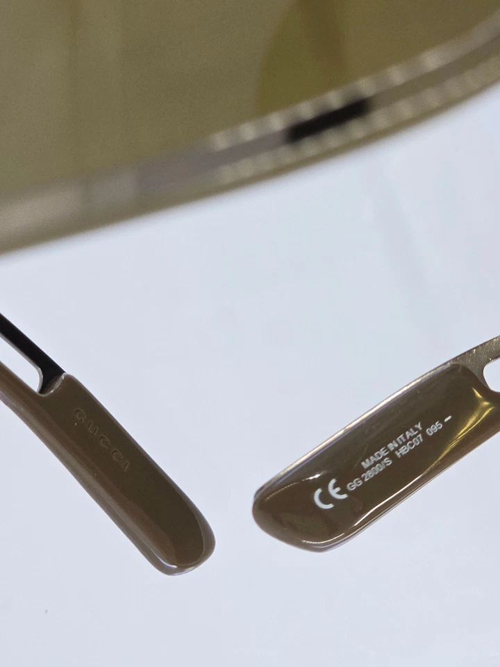 DE COLECCIÓN RETRO GUCCI GG 2800/S TOM FORD ERA DISEÑO MÁSCARA LOGOTIPO/ESCUDO GAFAS DE SOL Foto 3 de 4