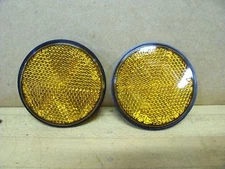 Vintage NOS Bright Star 224 Gulco 22 Reflector DOT SAE A Motorcycle Bicycle