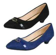 Women Fashion Pointy Toe Dress Loafer Block Low Heel Office OL Casual Shoes 2025