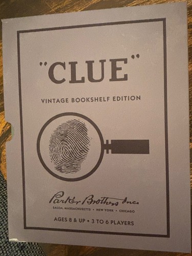 Scrabble, Monopoly, and Clue Vintage Board Game Bookshelf Collection New In Box - Picture 5 of 6