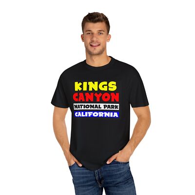 Kings Canyon National Park California Unisex T-shirt, Garment-Dyed Tee, Travel