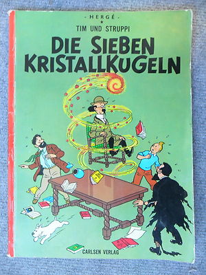 1x Carlsen Comic: Tim und Struppi - Die sieben Kristallkugeln | 3. Aufl. | Z 2-3