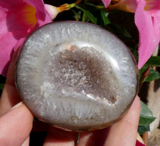 Géode Quartz Amethyste & Agate 6x5.5cm Minéral collection pierre lithothérapie