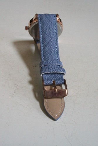 Women's Pink, Black, Blush, Turquoise, Denim Look Leather Band Fashion Watch - Picture 28 of 78