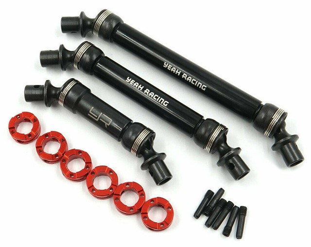 Yeah Racing Traxxas TRX6 HD Steel Front & Rear Center Shaft Set TRX4