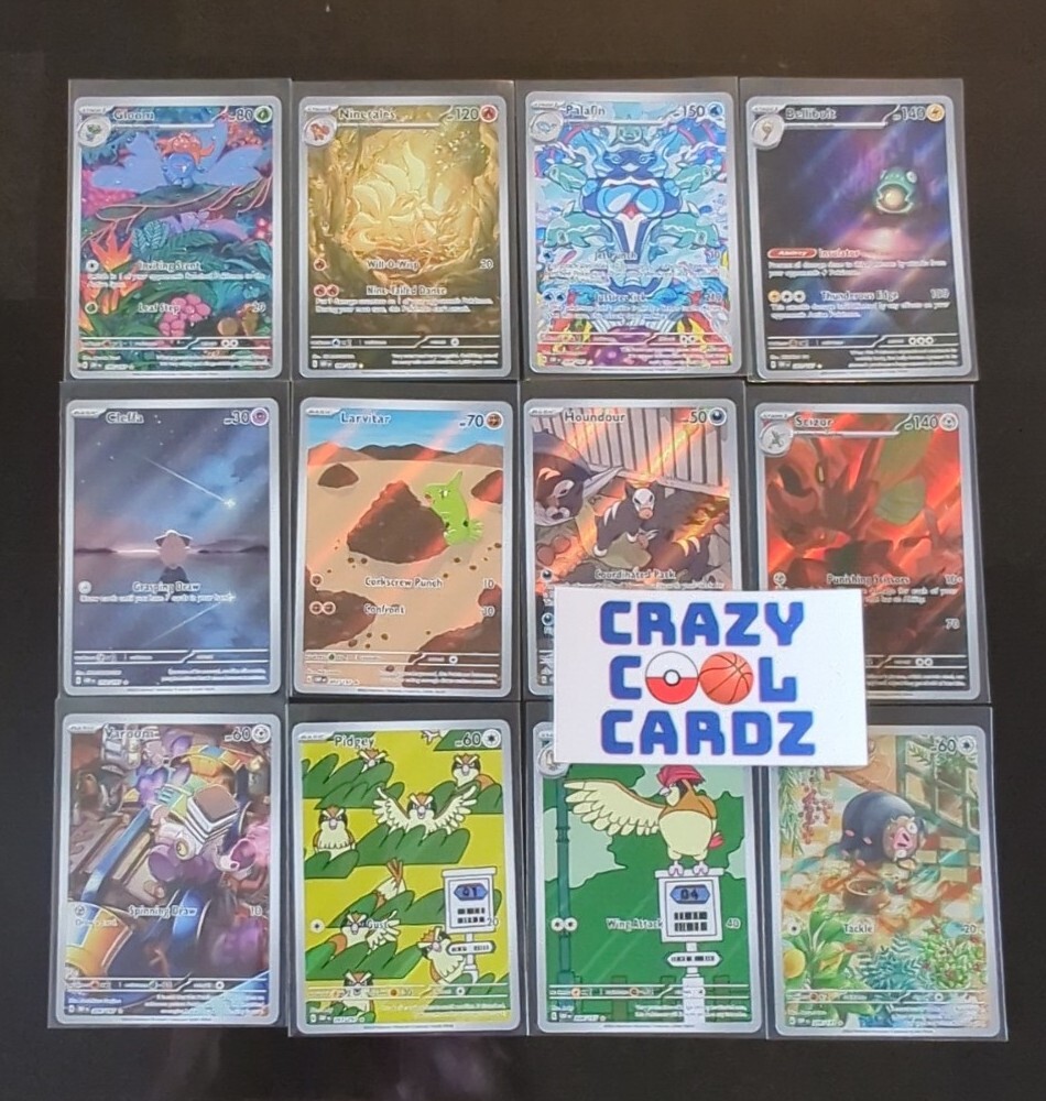 🔥Complete Master Set Pokemon SV Obsidian Flames 406 Card Lot c/u