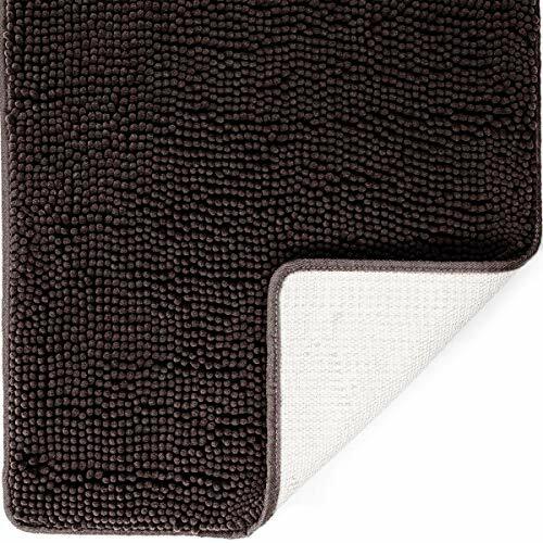 Deartown Non Slip Shaggy Bathroom Rug Brown 27 5x47 Inches Soft Microfibers Ch For Sale Online