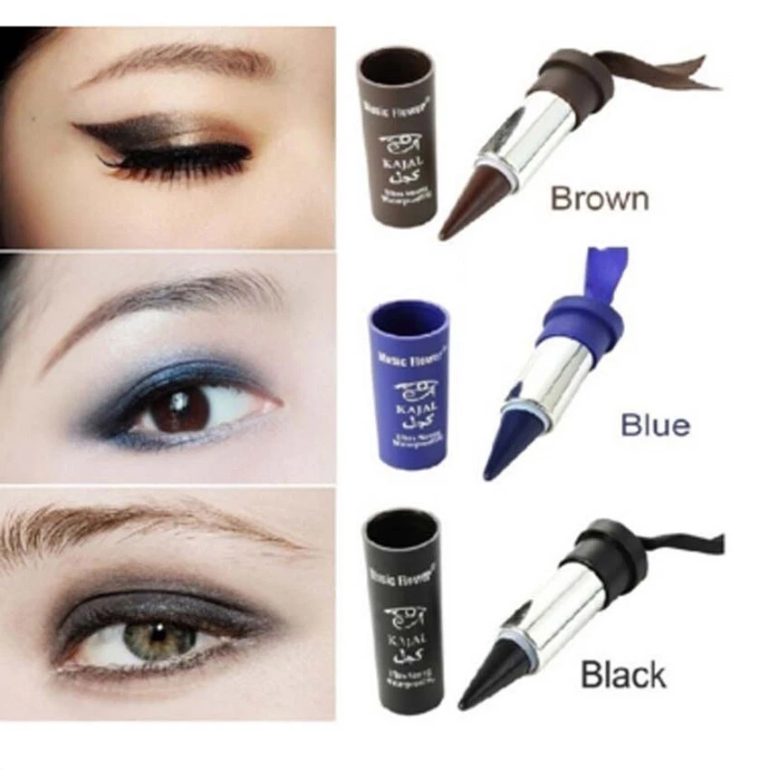 Kajal Eyeliner Noir - bleu - brun waterproof Music Flower