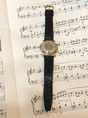 VINTAGE LECOULTRE K814 ALARM WATCH FOR MAN =RUNS STRONG - Afbeelding 2 van 6